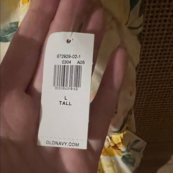 Floral Yellow Romper - Picture 3 of 4